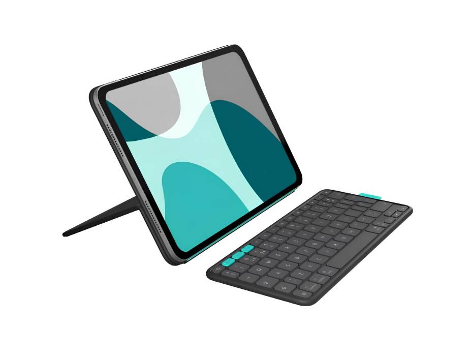 Logitech Flip Folio, Keyboard Case for iPad Pro and Air 11-inch