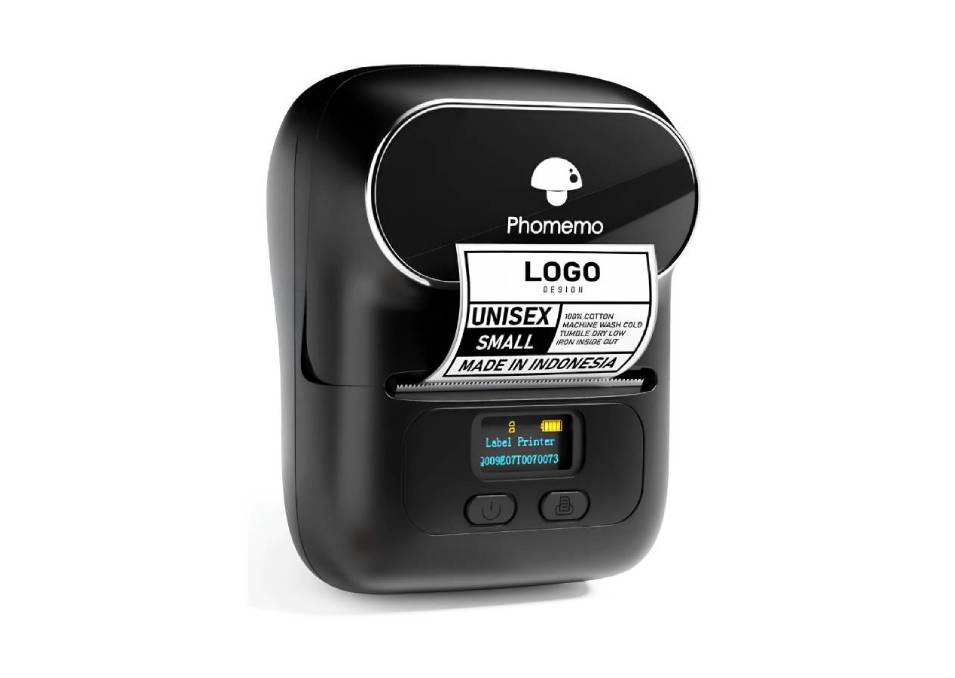 Phomemo M110 Portable Bluetooth Thermal Label Printer, IOS and Android