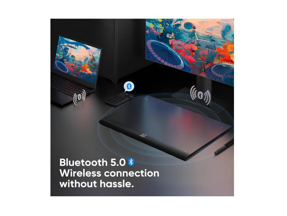 XP-pen Deco Pro LW Graphic Drawing Tablet with Remote and Stylus (11" x 7")