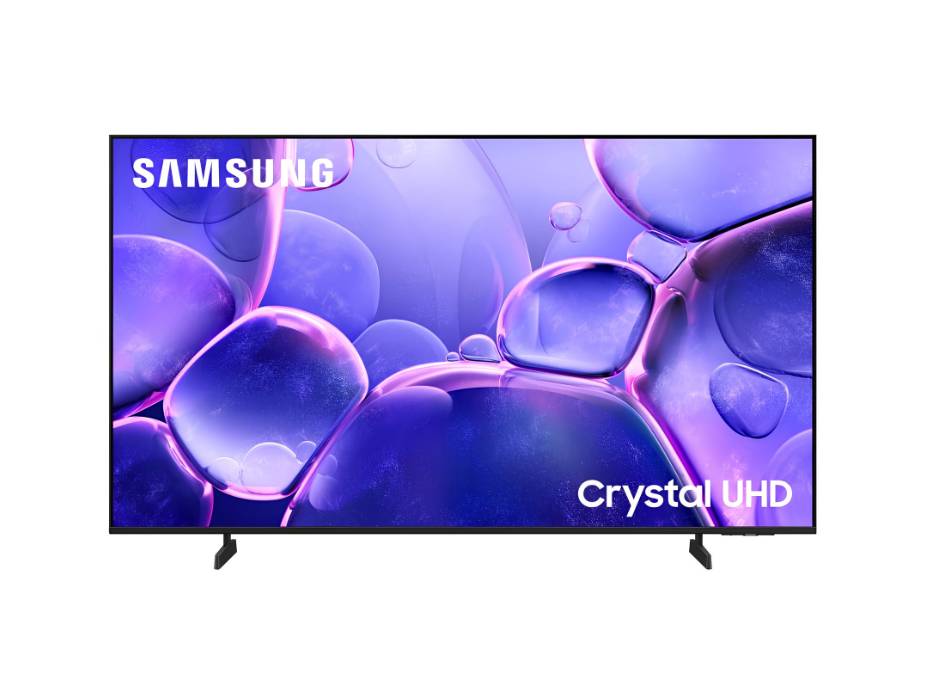 Samsung 55 Inch Crystal UHD TV, U8000F, 4K, Crystal Processor 4K, MetalStream Design, Samsung Knox Security, Endless Free Content, Smart TV, UA55U8000FUXZN