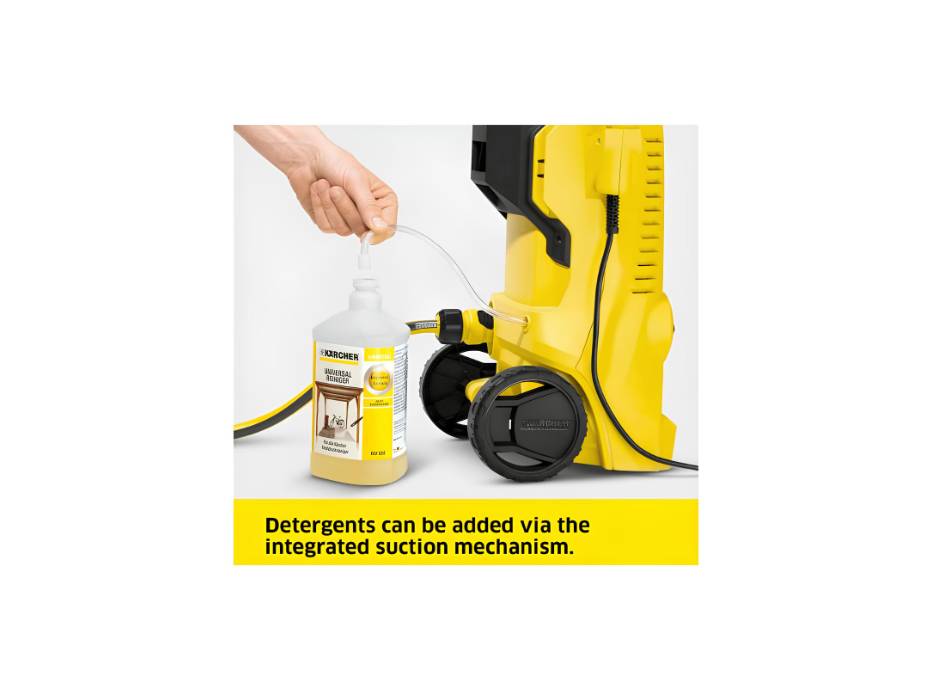 Karcher K2 Power Control Pressure Washer, 1400W, Powerful Cleaning Performance, High-Pressure, Multiple Accessories, Compact & Adjustable