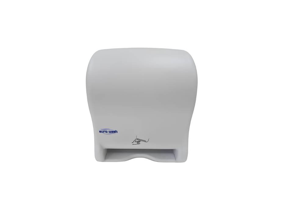 Euro Wash Auto Cut Paper Towel Dispenser (T8400WHACHE ) - White