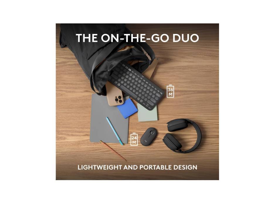 Logitech Pebble 2 Combo, Wireless Keyboard and Mouse