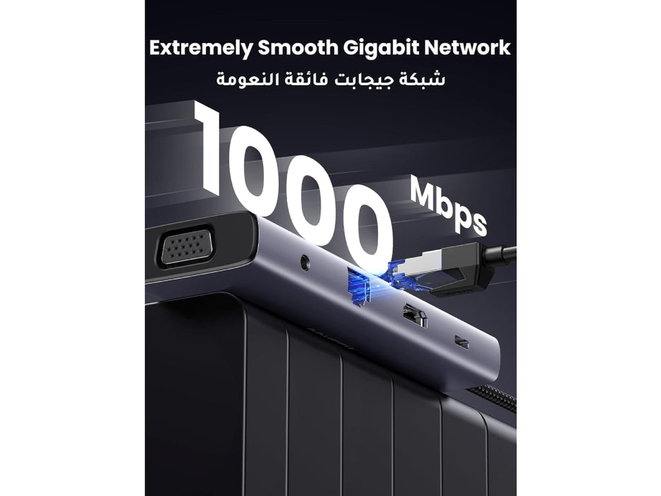 UGREEN 10 in 1 Hub, Type C USB with Ethernet