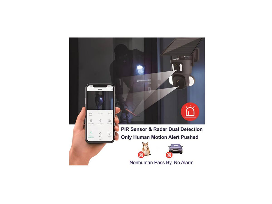 CRONY RBX-SD320 4G-4K-8MP RBX-SD320 WIFI-4K-8MP, PT Camera Built in Battery Auto Human Tracking