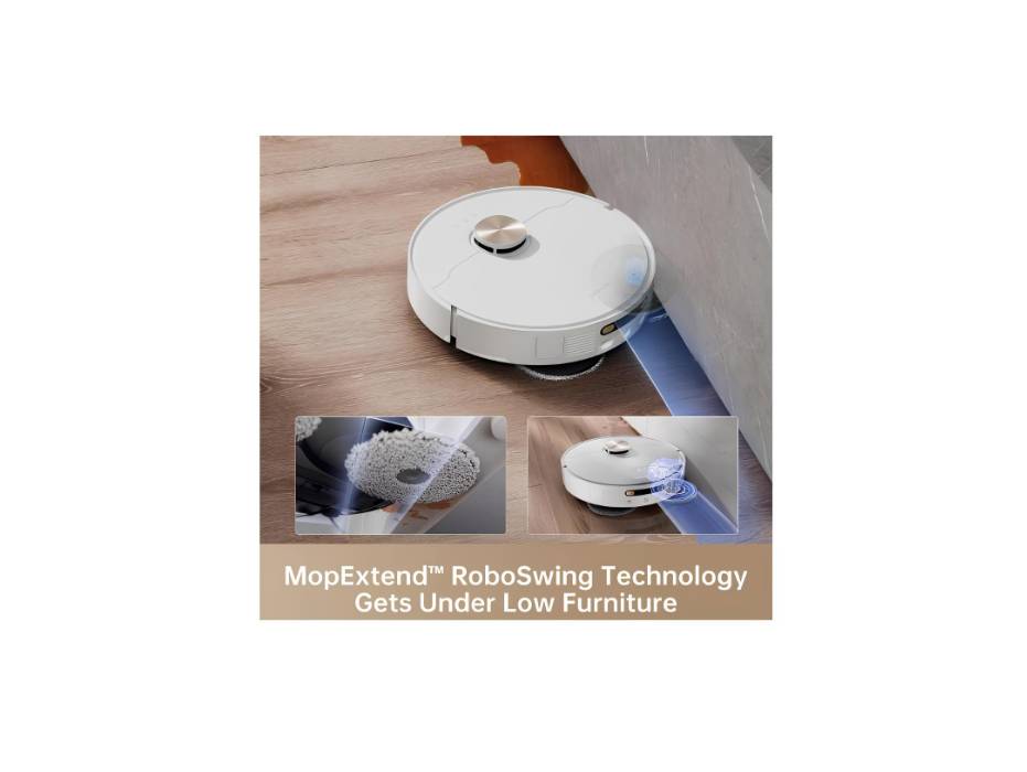 Dreame X40 Ultra Complete Robot Vacuum Cleaner, 12000 Pa Robotic Vacuum with Removable and Lift Mop, Extensive Cleaning with MopExtend technology