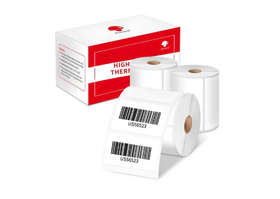 Phomemo Multi-Purpose Square Self-Adhesive Label For M110, Black on White (50x30mm)