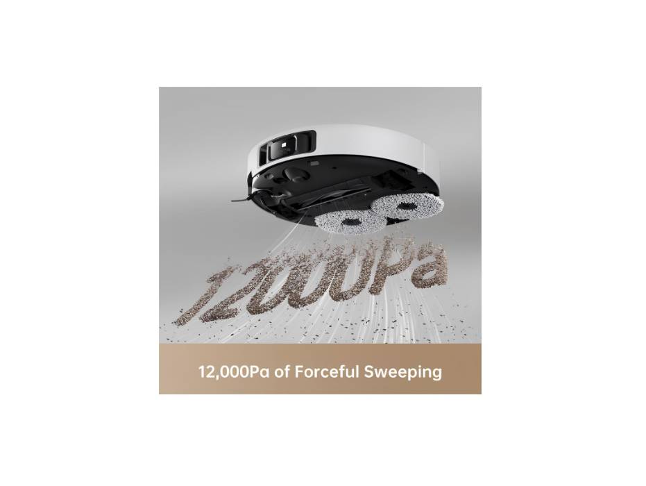 Dreame X40 Ultra Complete Robot Vacuum Cleaner, 12000 Pa Robotic Vacuum with Removable and Lift Mop, Extensive Cleaning with MopExtend technology