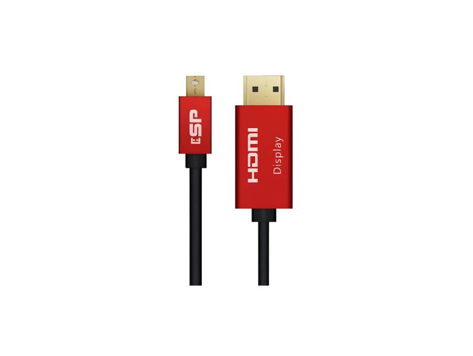 SPEIRAL MINI DP TO HDMI 4K 30 Hz CABLE 3 MTR -SPMDHC3-3