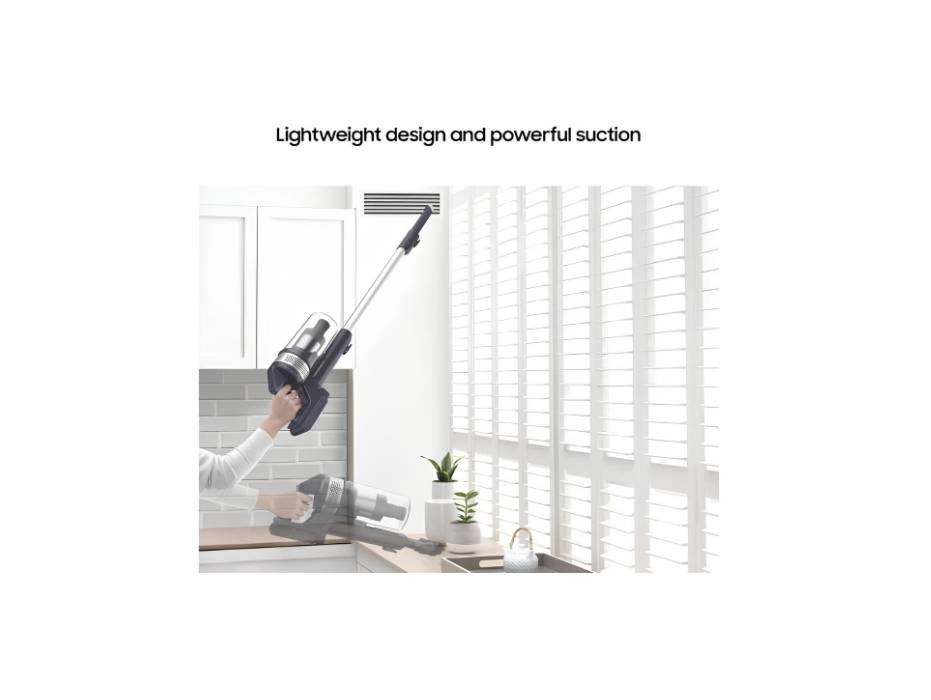 Samsung Jet 60 Cordless Stick Vacuum Cleaner with More Advanced Cleaning Performance, Violet, Light and Powerful, VS15A6031R4/SG