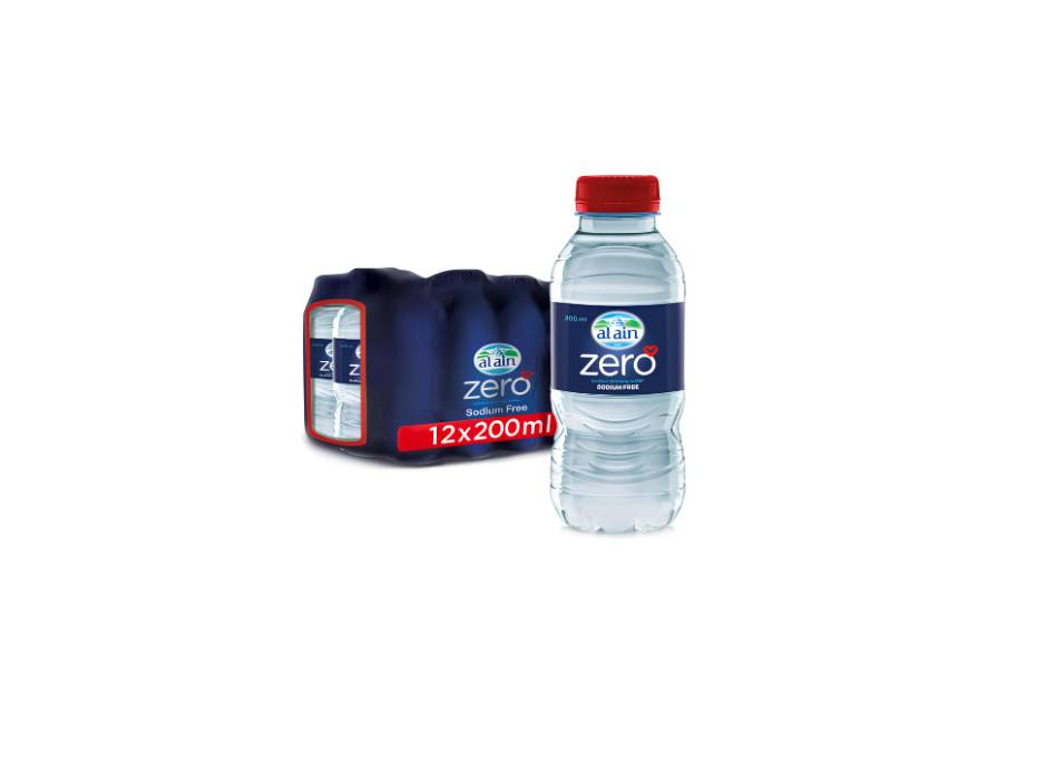 Al Ain Zero Sodium Free Drinking Water 200ml Pack of 12