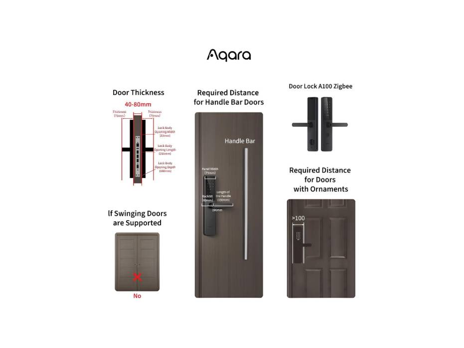 Aqara Smart Door Lock A100 Zigbee