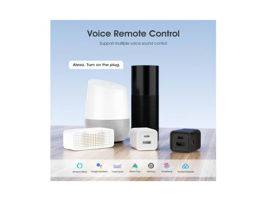 UanTii Tuya Smart Micro USB Adaptor Smart Plug 5V WiFi Mini USB Power Adaptor Works With Alexa Google Home