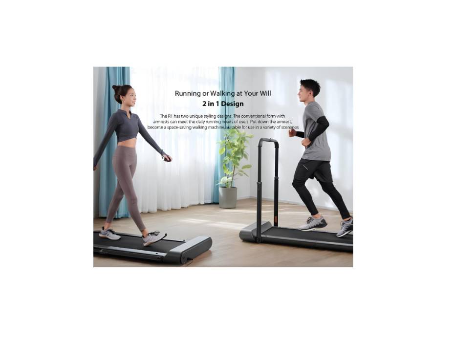 Xiaomi Walking Pad R1 Pro Treadmill Foldable Running Walking Pad with Remote Control, Handrail