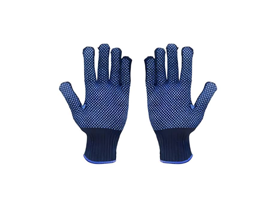Apex Double Side Dotted Cotton Hand Gloves 12 Pairs set