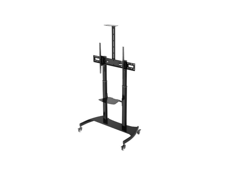 Specktron Mobile Stand for Interactive Display, Robust solid steel Material with Wheels, for 60" - 100" Size Interactive Display | ST-03S