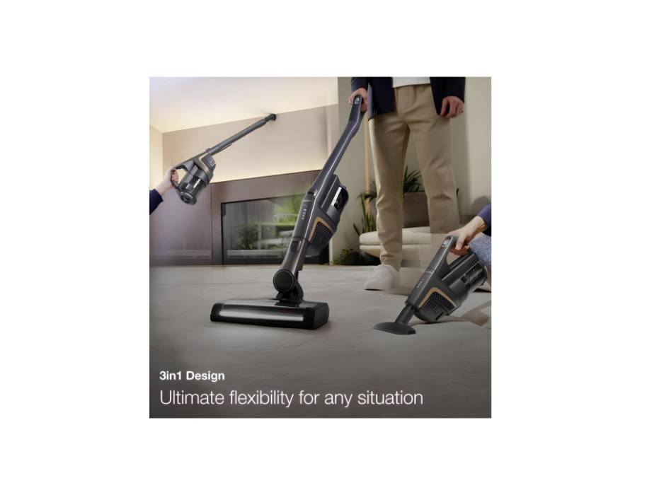 Miele Triflex HX2 Pro Cordless Stick Vacuum Cleaner with LED Lighting and Patented 3-in-1 Design, Infinity Grey Pearl