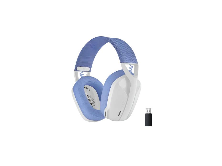 Logitech G435 LIGHTSPEED & Bluetooth Wireless Gaming Headset - Ultra Lightweight, White