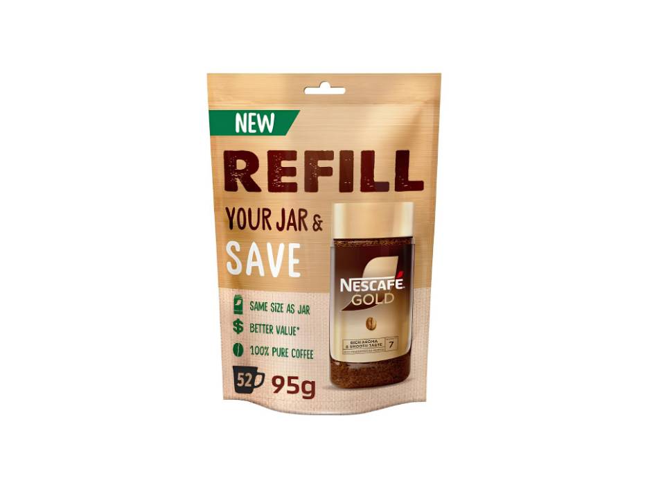 Nescafe Gold Coffee Refillable Pack, 95g