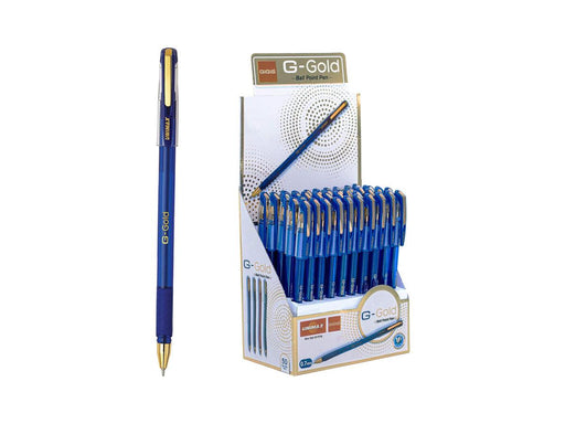 Unimax GIGIS G-Gold 0.7mm Ballpoint Pen, 50pcs/box ( Blue ) - Altimus