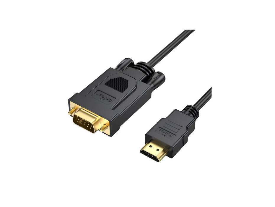 BENFEI HDMI to VGA 6 Feet Cable, Uni-Directional HDMI Computer to VGA Monitor Cable (Male to Male)