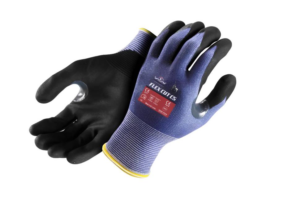 Gorilla Cut Resistant Gloves, Flex Cut C5, XL