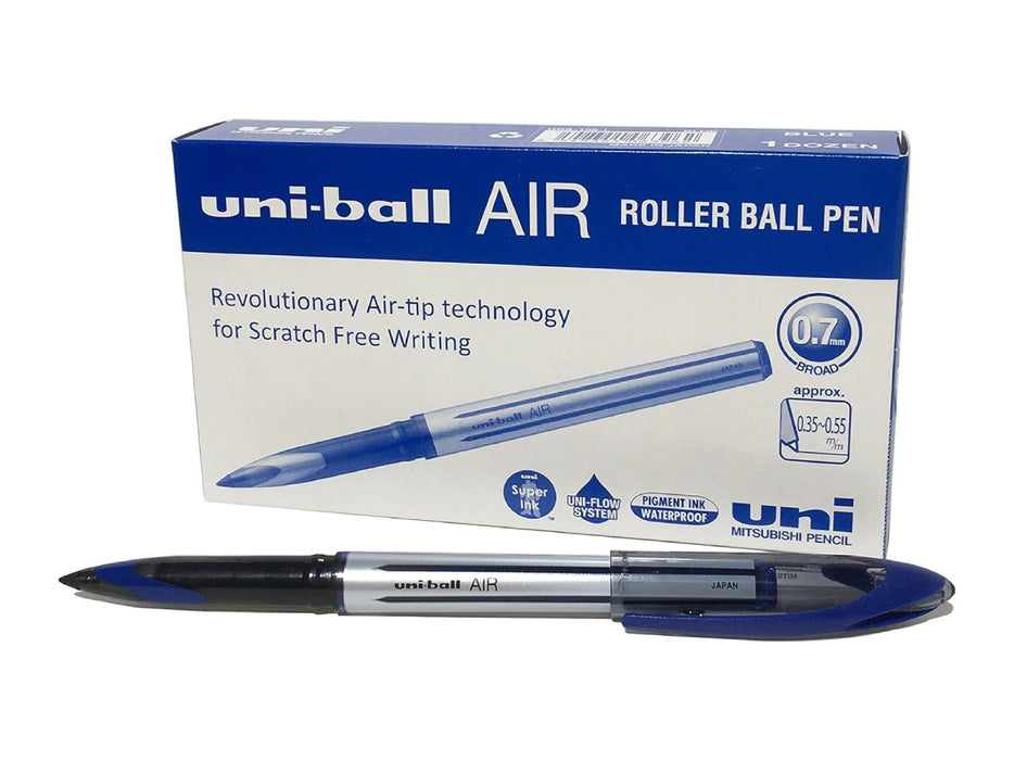 Uni-Ball Air Ballpoint Pen Blue 0.7mm (12pcs/pack) - MI-UBA188L-BE