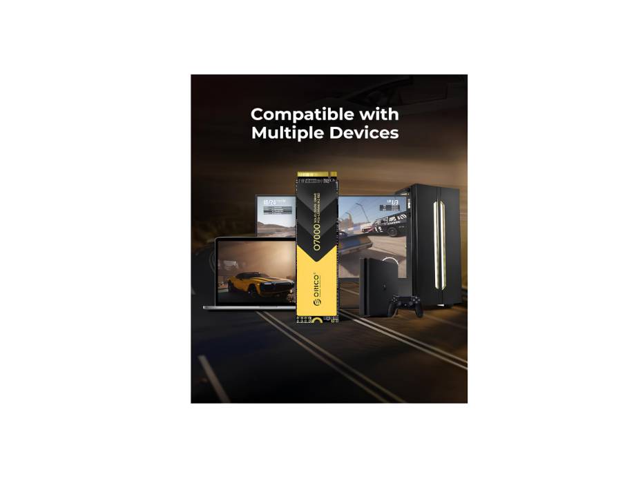 ORICO 2TB NVMe SSD PCIe 4.0- Up to 7000MB/s, M.2 SSD 2280 PCIe 4.0X4 Internal Solid State Drive SSD