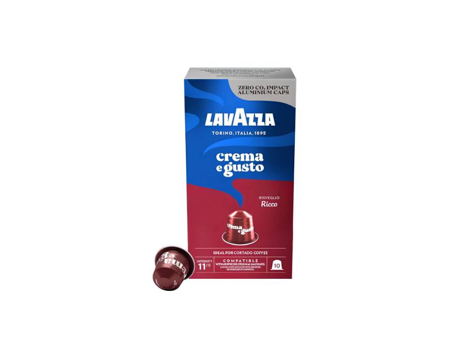 Lavazza Crema E Gusto Ricco Coffee Capsules, 10pcs/pack 50g