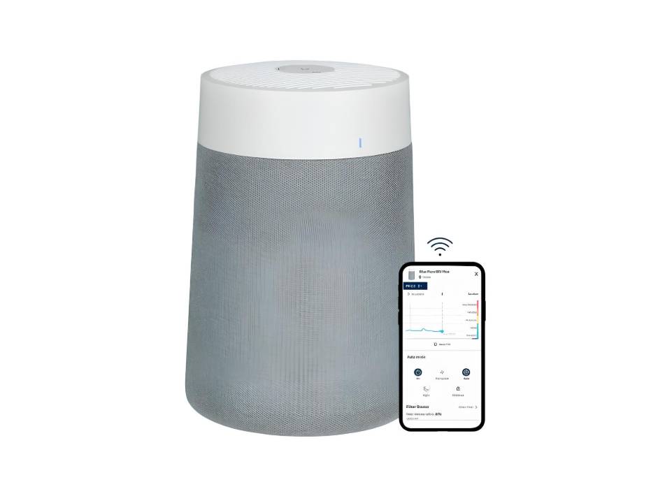 BLUEAIR Air Purifier for Rooms up to 43 m² | Blue Pure 511i Max– Smart, Quiet, HEPASilent Technology, Ideal for Home, Bedroom, Children's room, Against Dust, Allergens, Smoke, Mold & Pet hair