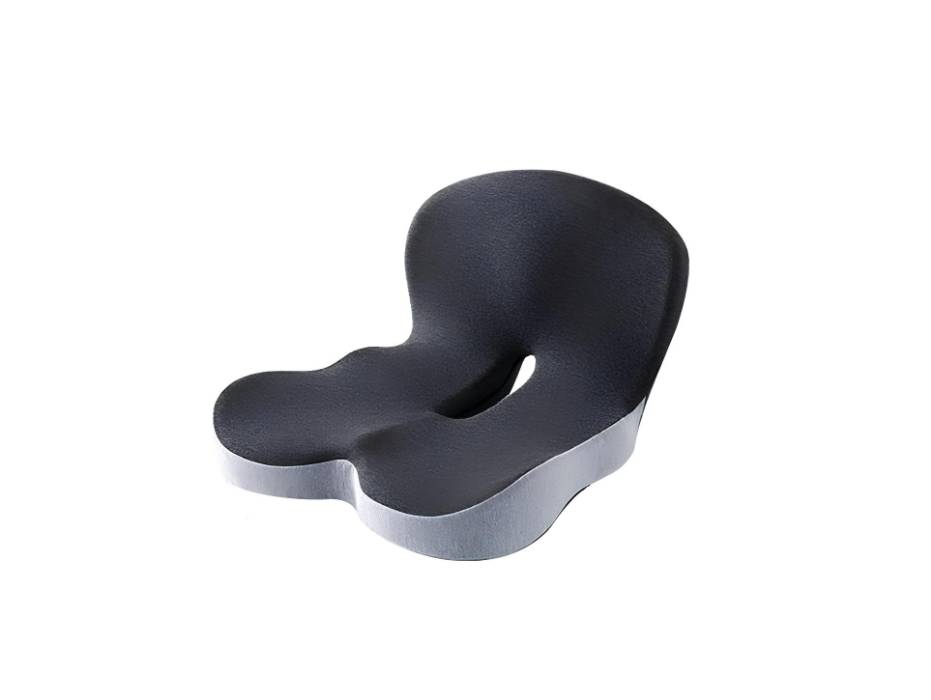 Memory Foam Office Lumbar Chair Cushion Support - Black