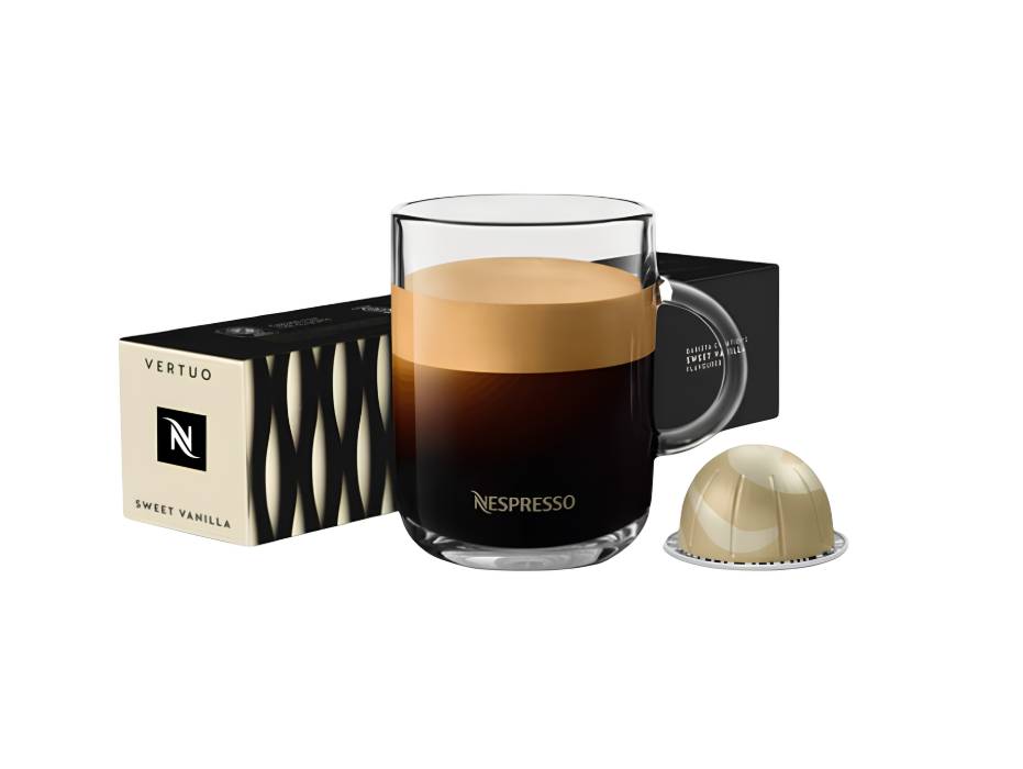 Nespresso Vertuo Sweet Vanilla, Chocolate & Creamy, 10 Capsules