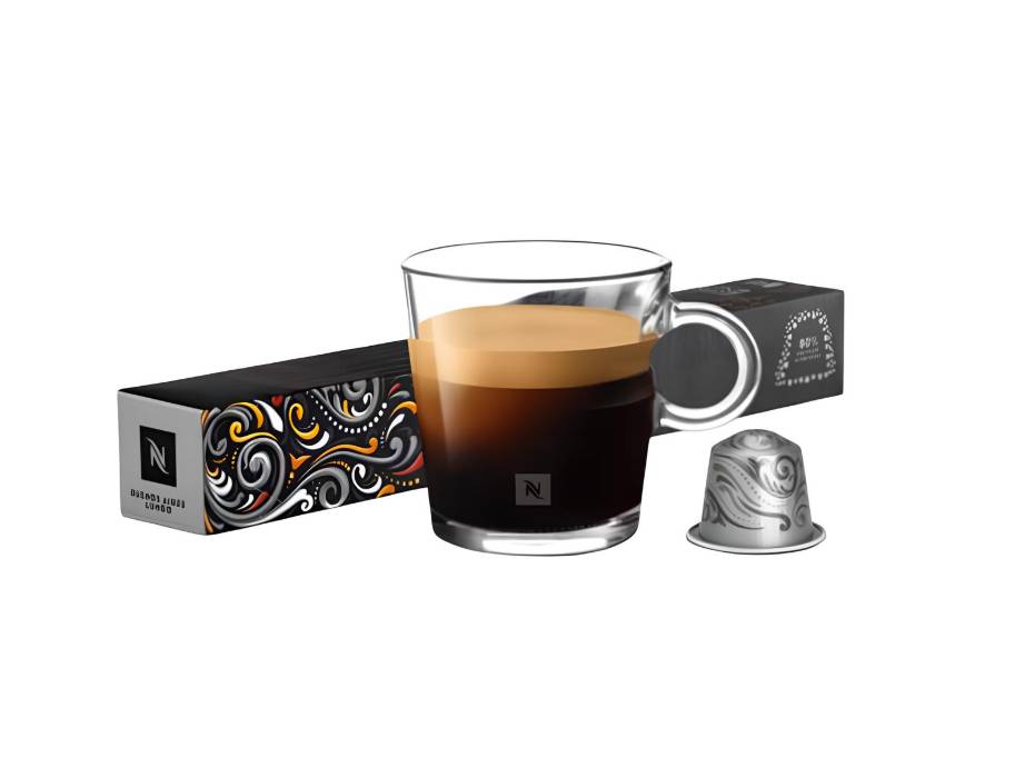 Nespresso World Explorations, Buenos Aires Lungo, Caramel & Cereal, Intensity 4, 10 capsules