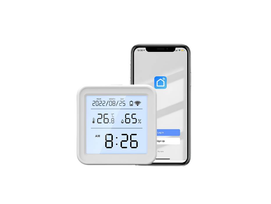 Uan Tii Smart Temperature Humidity Sensor Tuya WIFI Wireless Indoor Hygrometer Thermometer