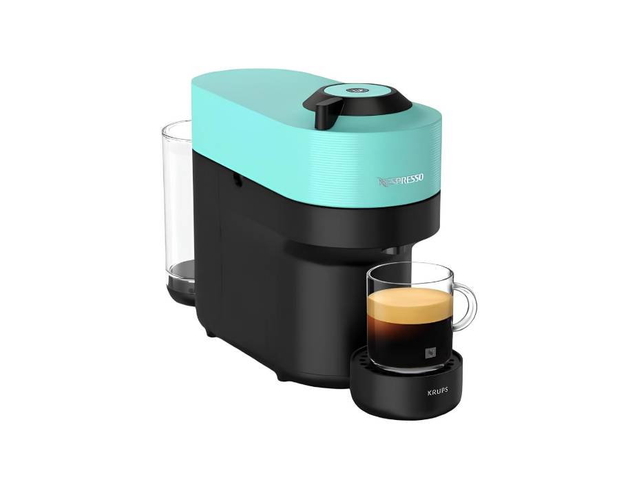 Nespresso Vertuo Pop Coffee Machine, Aqua Mint