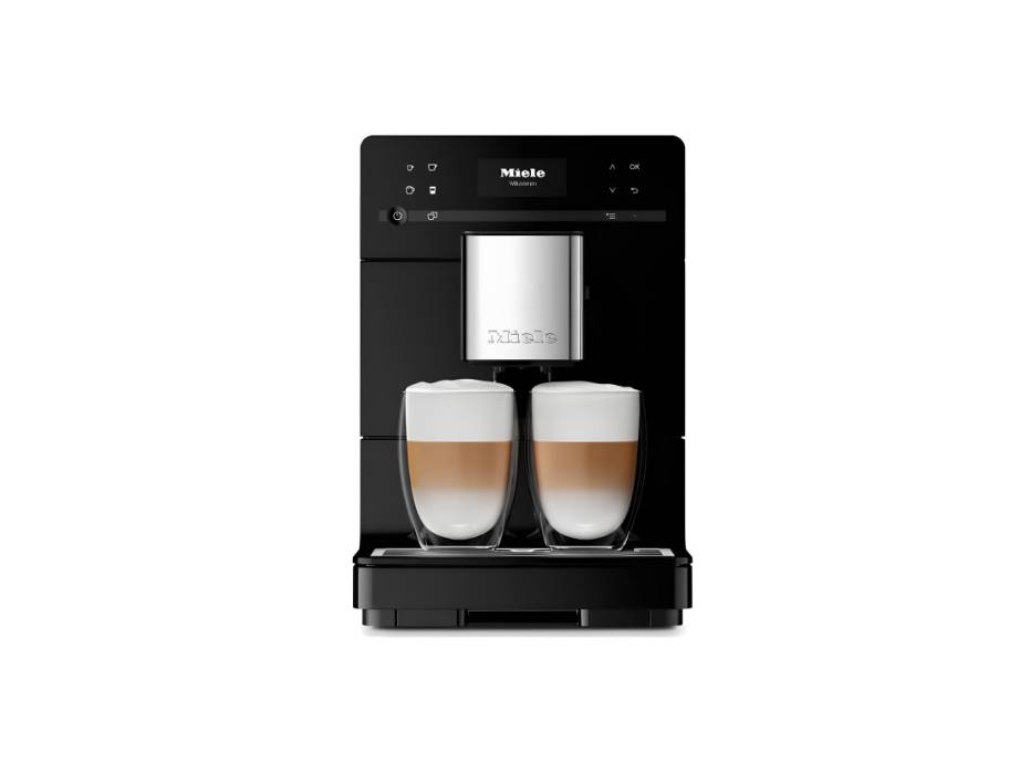 Miele CM 5310 Silence Automatic Bean-to-Cup Coffee Machine with OneTouch for Two, AromaticSystem and Milk Frothing, Obsidian Black