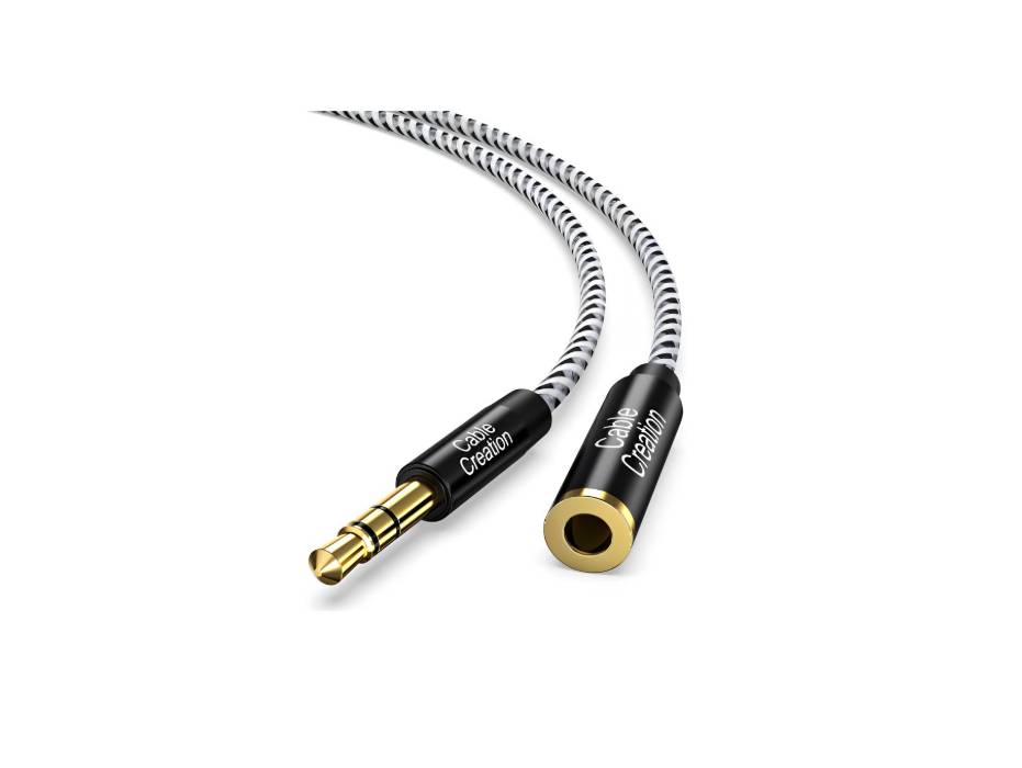 Cable Creation 3.5mm Male to Female Stereo Audio Extension Cable – 3 meters