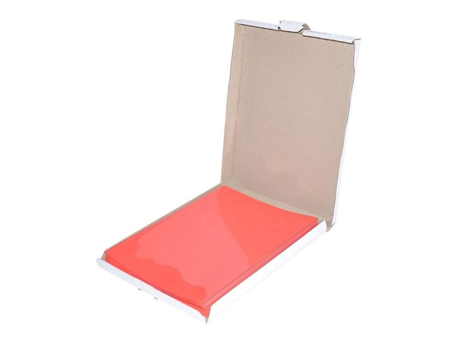 Durable Clear L-Folder A4, 50/pack, Red