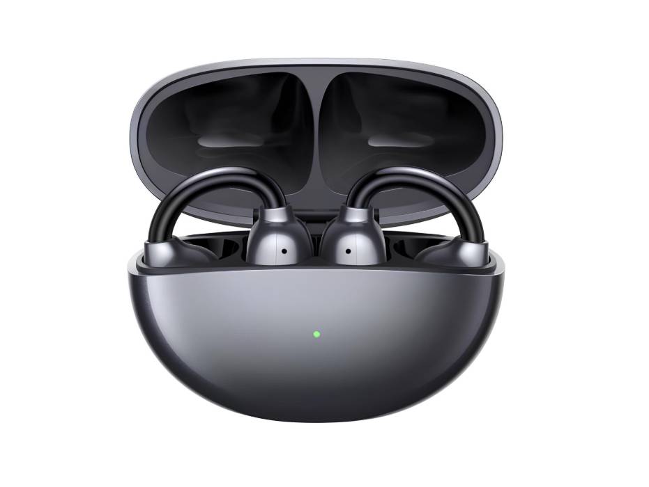 UGREEN ClipBuds, Open-ear Wireless Headphones with 4 Mic Clear Call 12mm Diaphragm Earbuds Clip on, iOS & Android, Black
