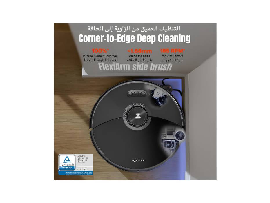 Roborock S8 MaxV Ultra Robot Vacuum & Sonic Mop, 10000 Pa Suction, Deep Cleaning, Hot Air Self-Drying, Auto Empty & Refill intelligent robot vacuum cleaners