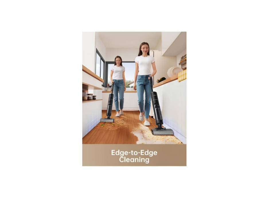 Dreame H12 Pro Wet Dry Vacuum Cleaner, Smart Floor Cleaner Cordless Vacuum and Mop for Hard Floors