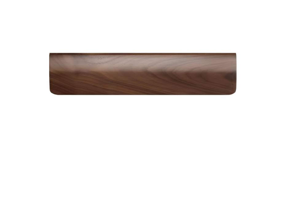 EXCOVIP Keyboard Wooden Wrist Rest, Ergonomic Wrist Pad Support (36x8cm) Walnut Wood