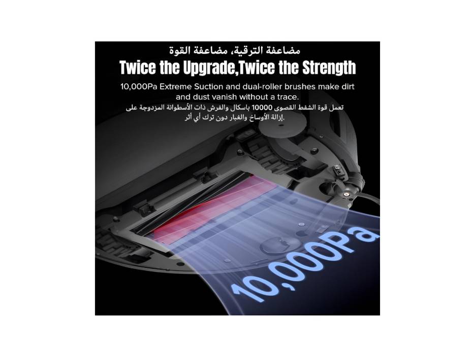 Roborock S8 MaxV Ultra Robot Vacuum & Sonic Mop, 10000 Pa Suction, Deep Cleaning, Hot Air Self-Drying, Auto Empty & Refill intelligent robot vacuum cleaners