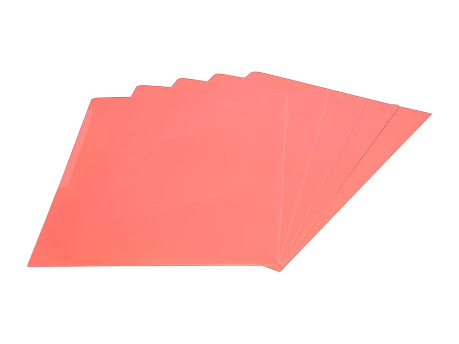 Durable Clear L-Folder A4, 50/pack, Red
