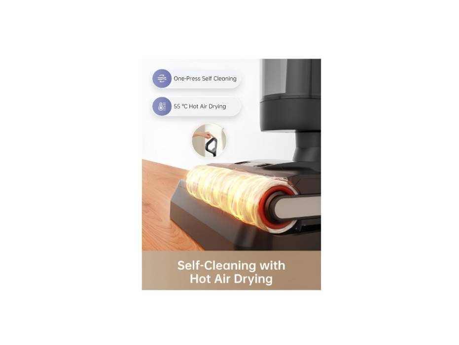 Dreame H12 Pro Wet Dry Vacuum Cleaner, Smart Floor Cleaner Cordless Vacuum and Mop for Hard Floors