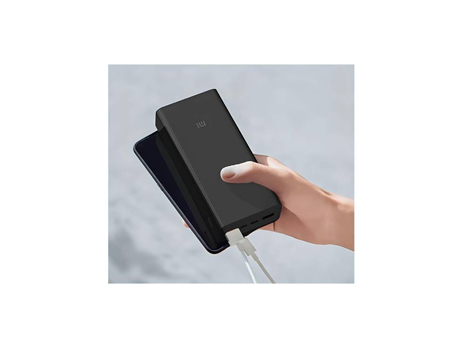 Xiaomi 18W Power Bank 30000mAh Ultra-High Capacity Fast Charger, Black