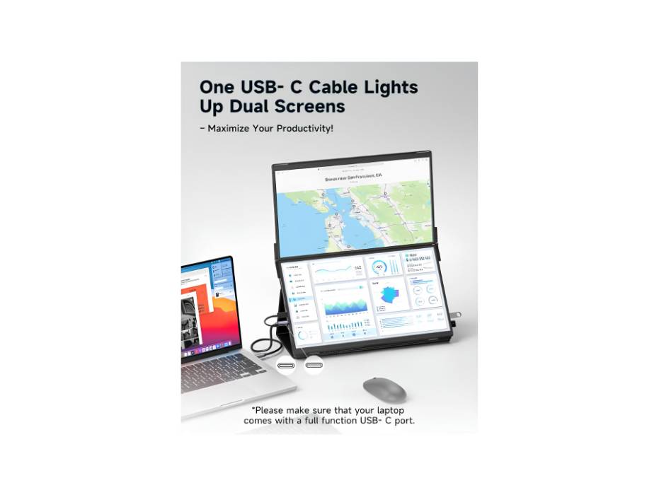 JSAUX FlipGo 15.6" Pro Portable Monitor