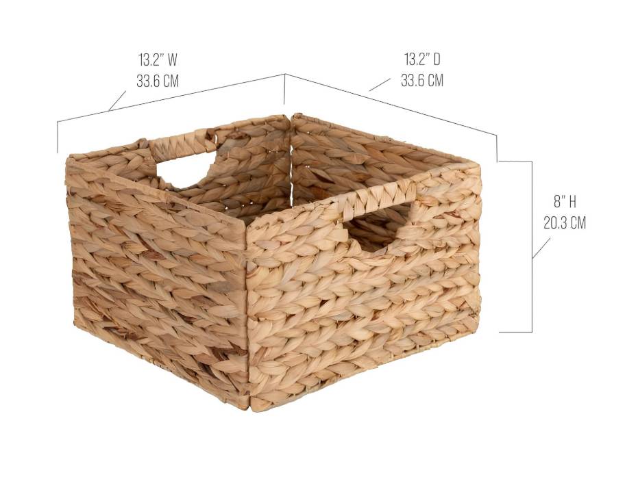 Seville Classics Premium Handwoven Portables – Pack of 2