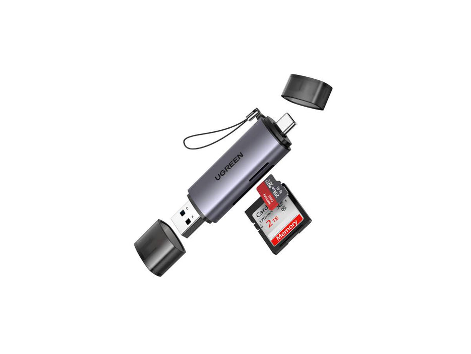 UGREEN SD Card Reader USB 3.0/USB C OTG Dual Slot Memory Card Adapter