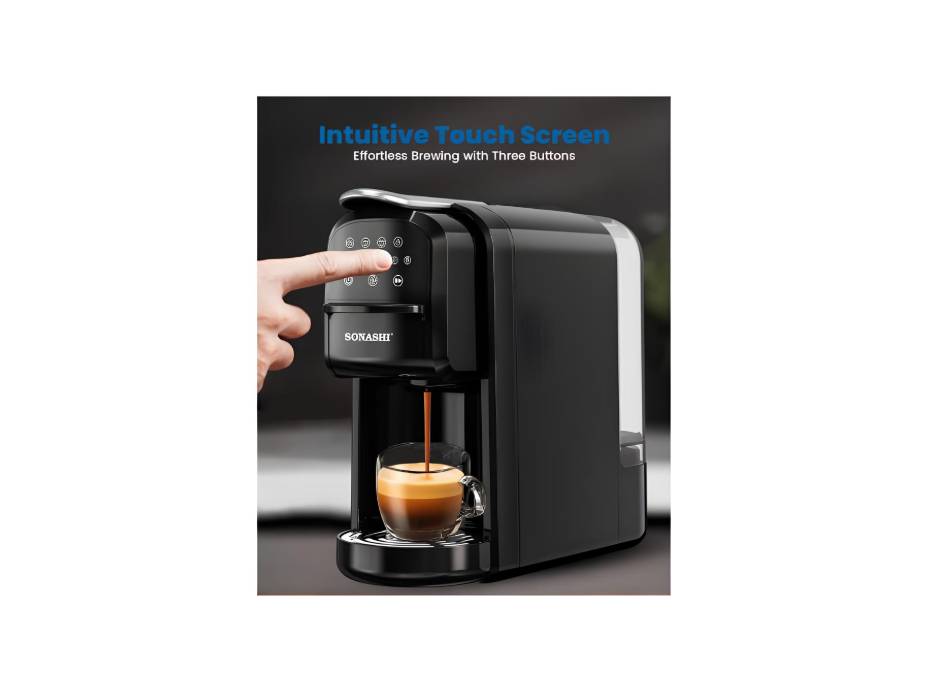 Sonashi SCM-4985 3 in 1 Multi-Capsule Coffee Machine